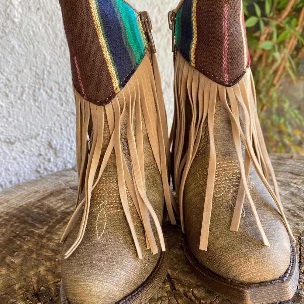 Raven Childrens Brown Boot - Picture 2 of 6
